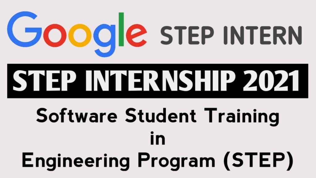 google step internship 2021