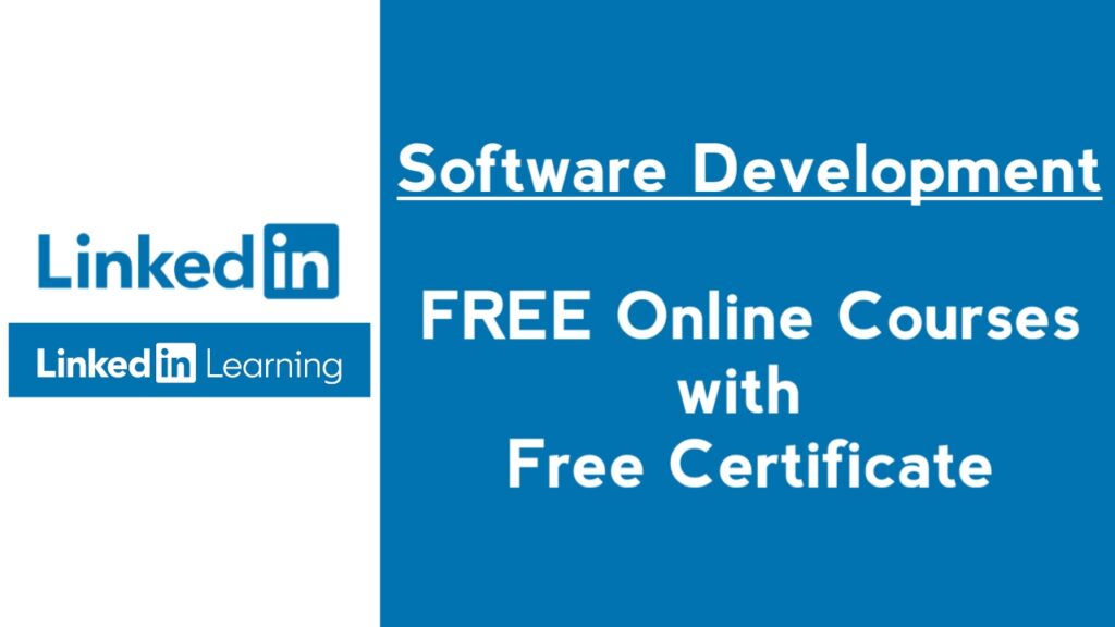 free software development courses linkedin learning
