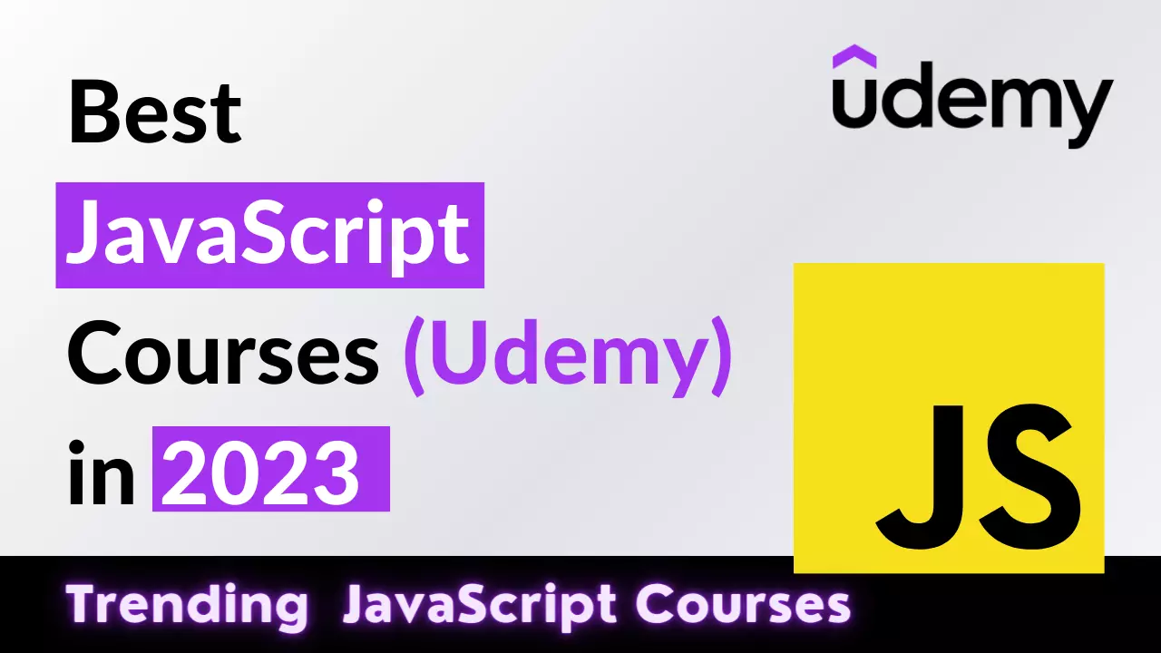 best javascript courses on udemy