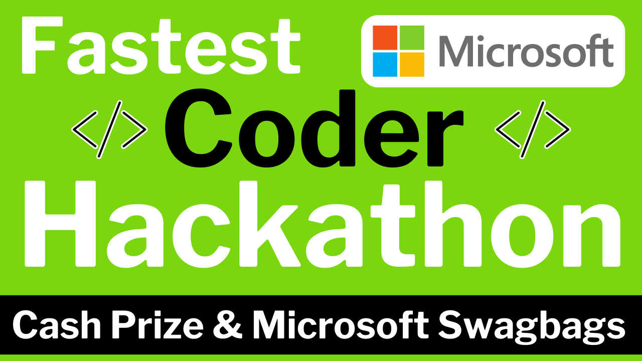 fastest coder hackathon microsoft