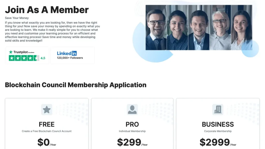 blockchain council membership