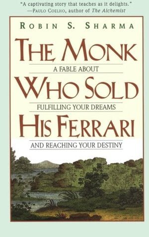 cover image of "The Monk Who Sold His Ferrari" book.