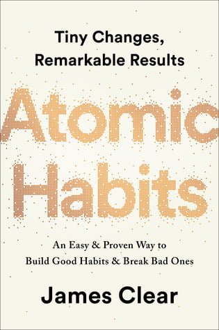 cover image of "Atomic Habits" book.