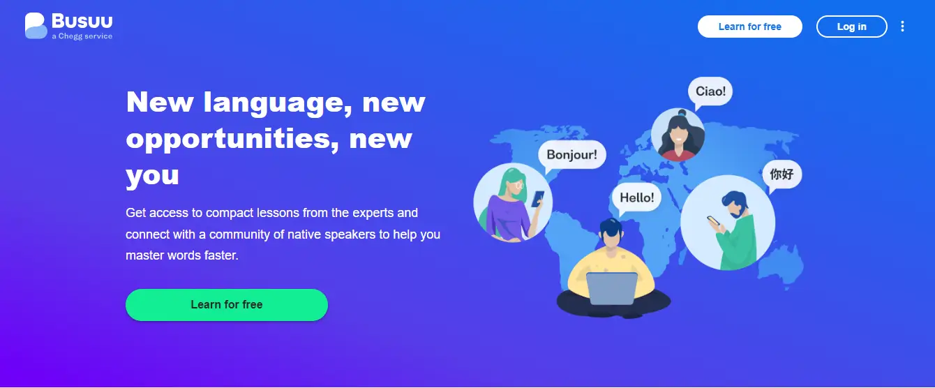 Busuu language learning