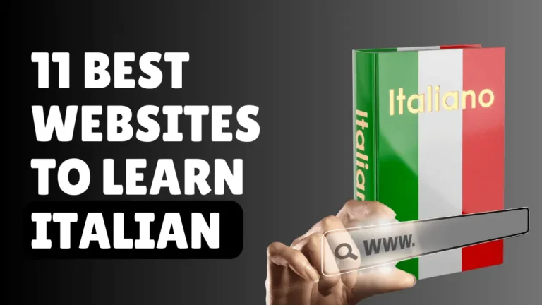 Italian learning websites.