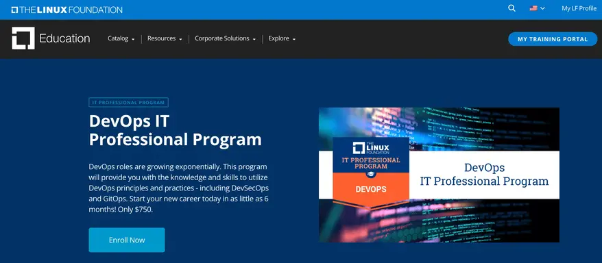 linux foundation Devops IT professional program