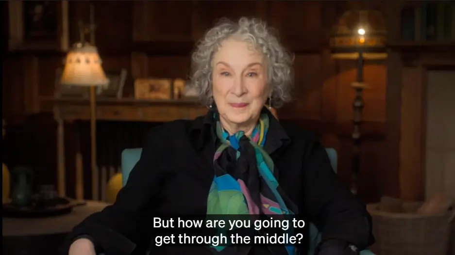 Atwood's lesson on Writing The Middle