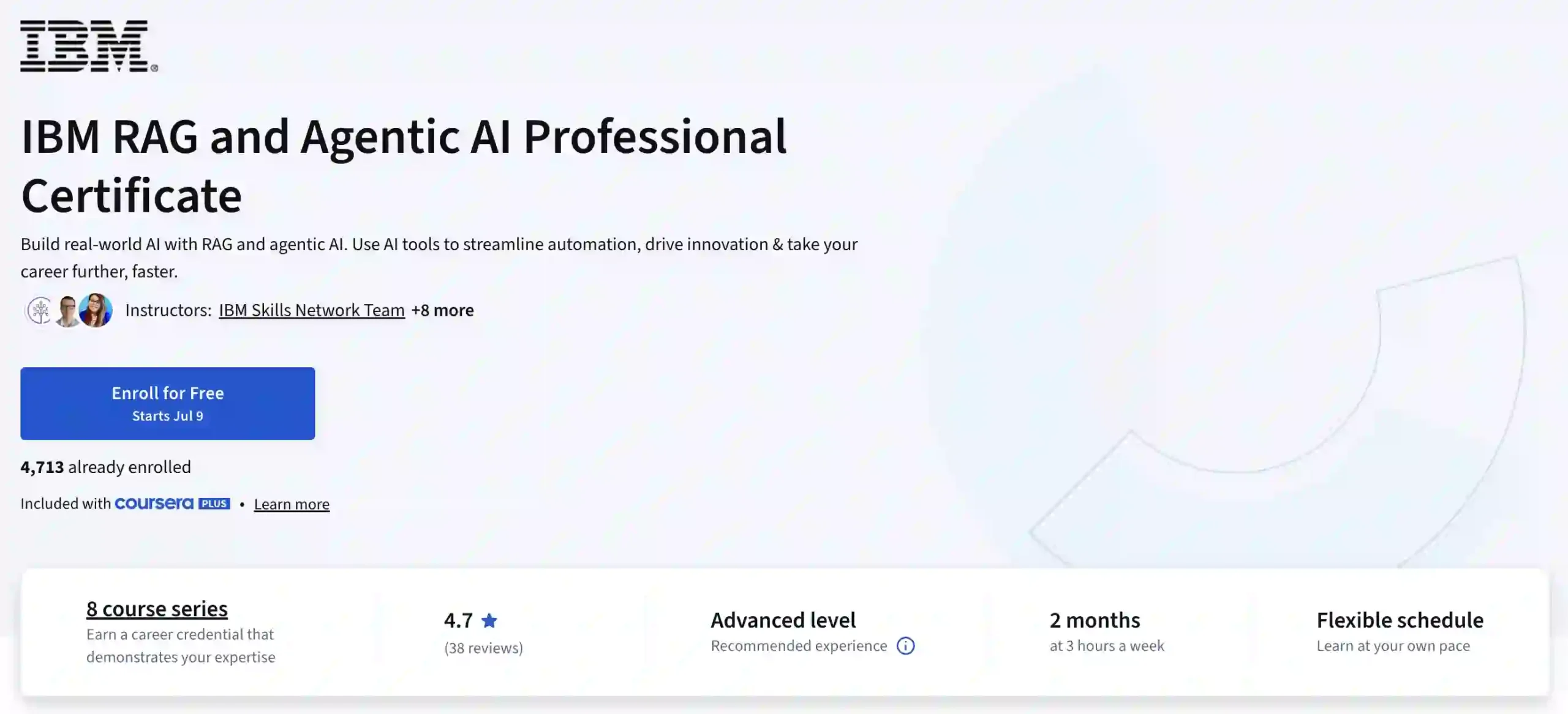 ibm rag agentic ai course