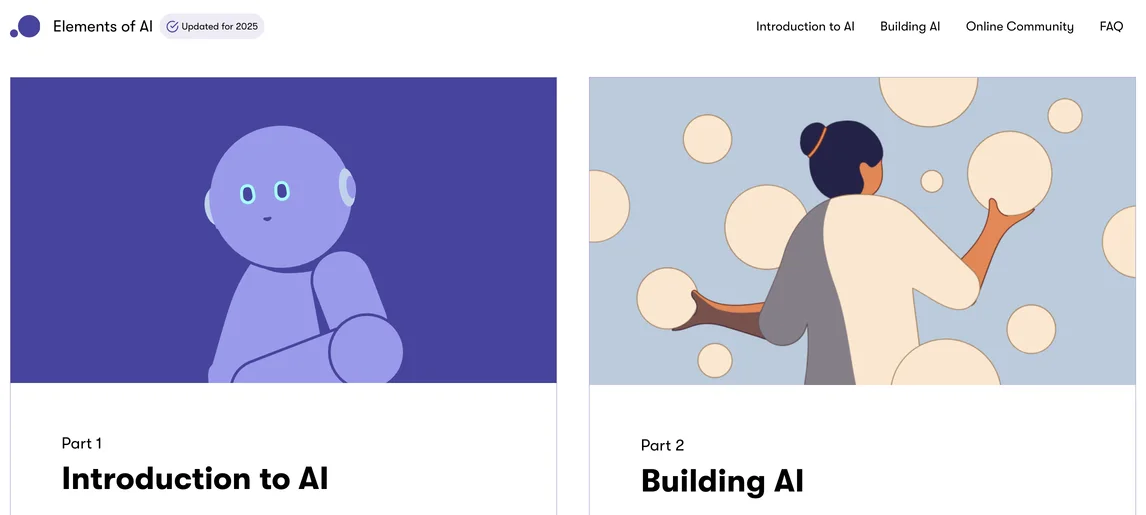 elements of ai course