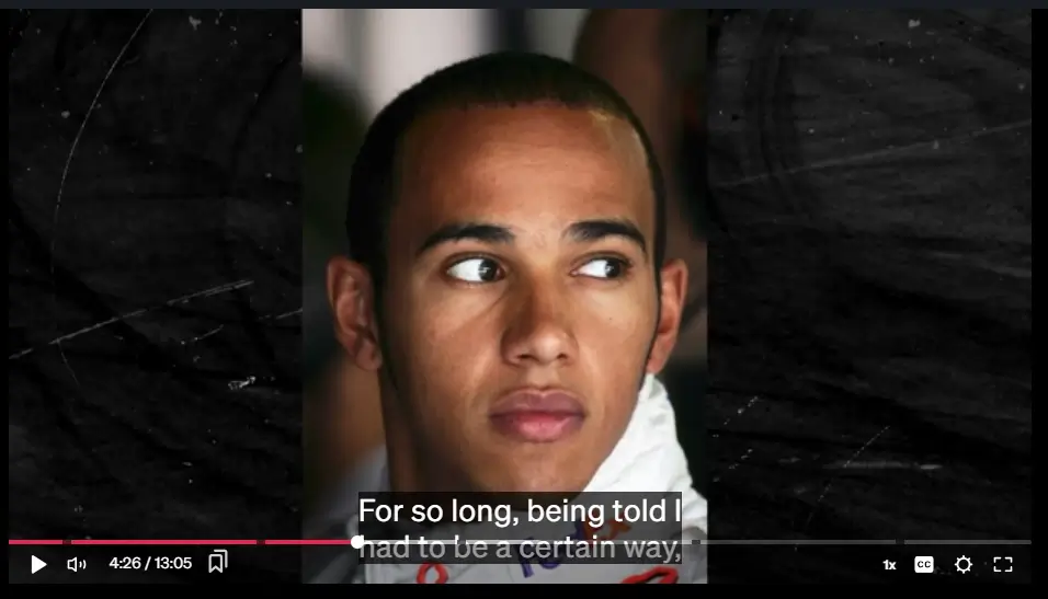 Lewis hamilton class on Be Different